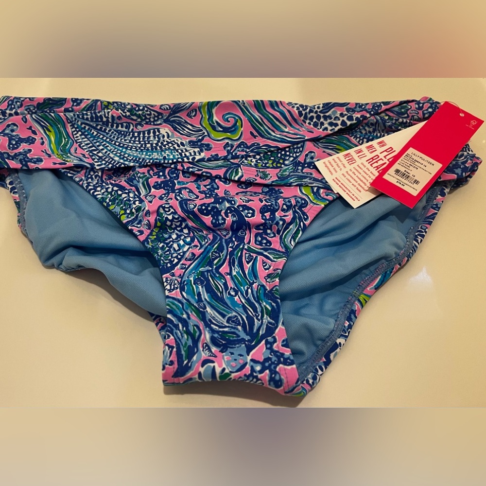 Sold Lilly Pulitzer - Lagoon Sarong Hipster Bottom in Lilac Rose